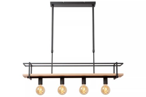 Lucide Milonga - hanglamp - 100 x 20 x 130 cm - zwart