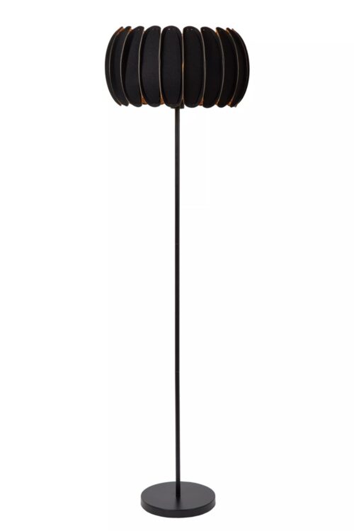 Lucide Spencer - vloerlamp - Ø 40 x 156 cm - zwart