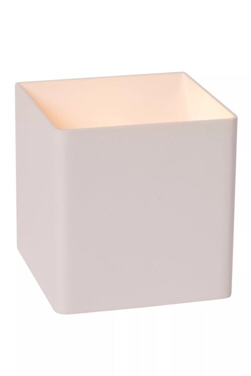 Lucide Vertigo - oplaadbare wandlamp met sensor - 10 x 10 x 10 cm - 6W dimbare LED incl. - IP54 - wit